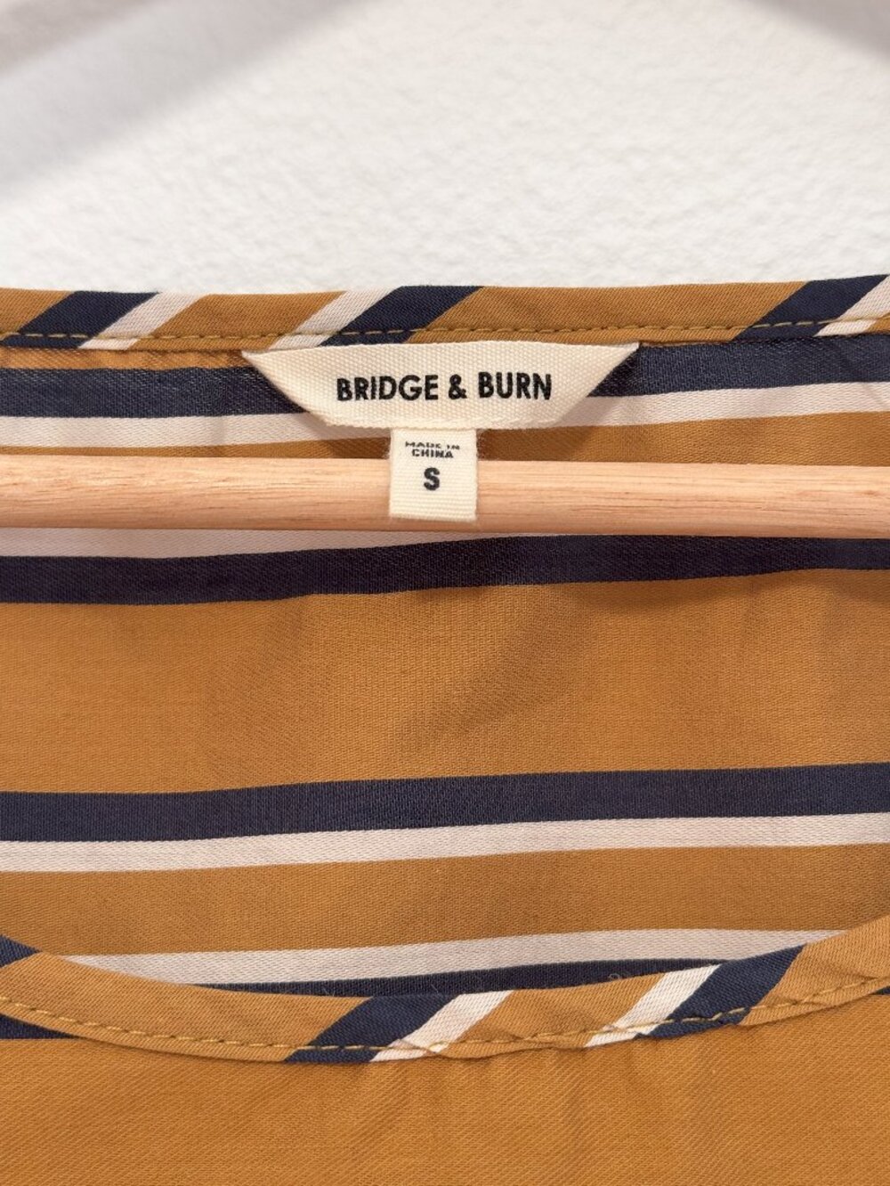 Bridge & Burn Meridian Striped Linen Tank Top Size Small - Picture 5 of 12